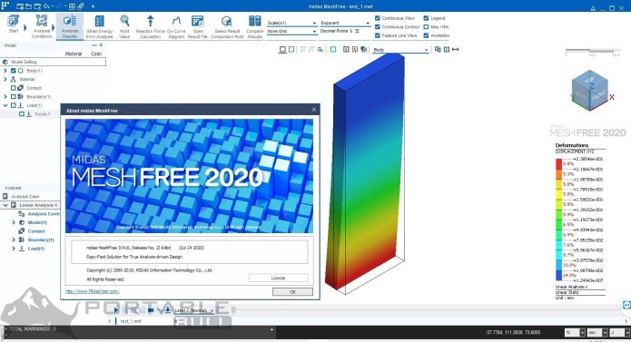 Midas MeshFree 2020 R2 V410.2 Free Download Offline Setup Installer