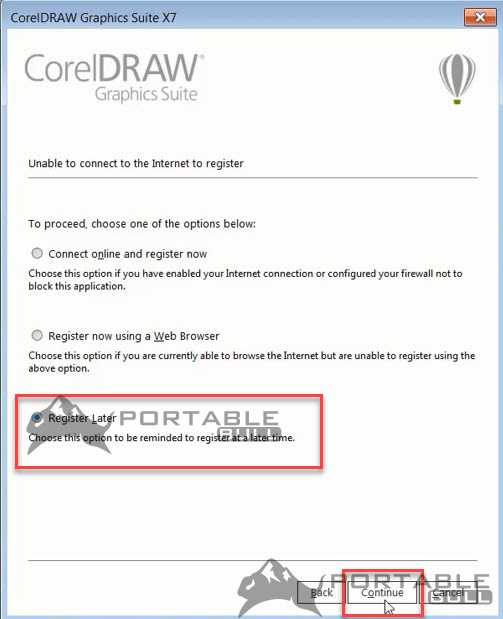 CorelDRAW X7 Installation step 10 - PortableBull com