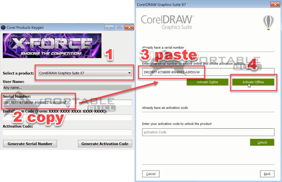 CorelDRAW X7 Installation step 13 - PortableBull com