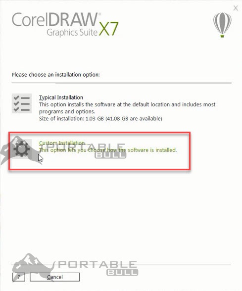 CorelDRAW X7 Installation step 3 - PortableBull com