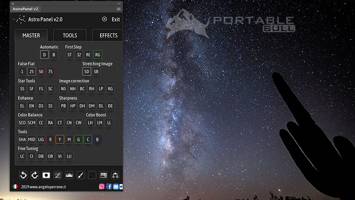 Astro Panel for Adobe Photoshop