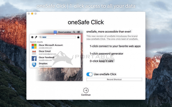 oneSafe for Mac