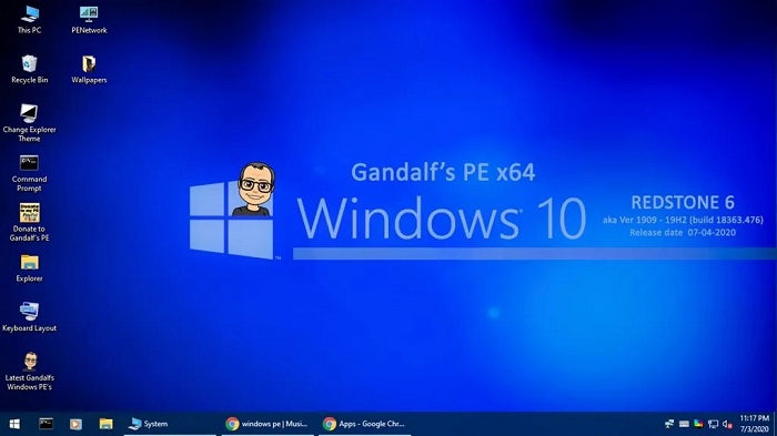 Gandalf’s Windows 10PE